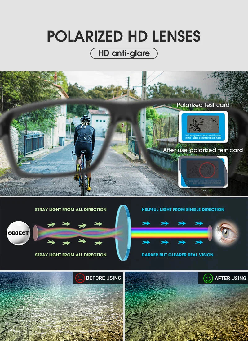 Unisex Sports Style Polarized UV400 Lens Outdoor Cycling Sunglasses - Unisex Sunglasses - DYAVOR®