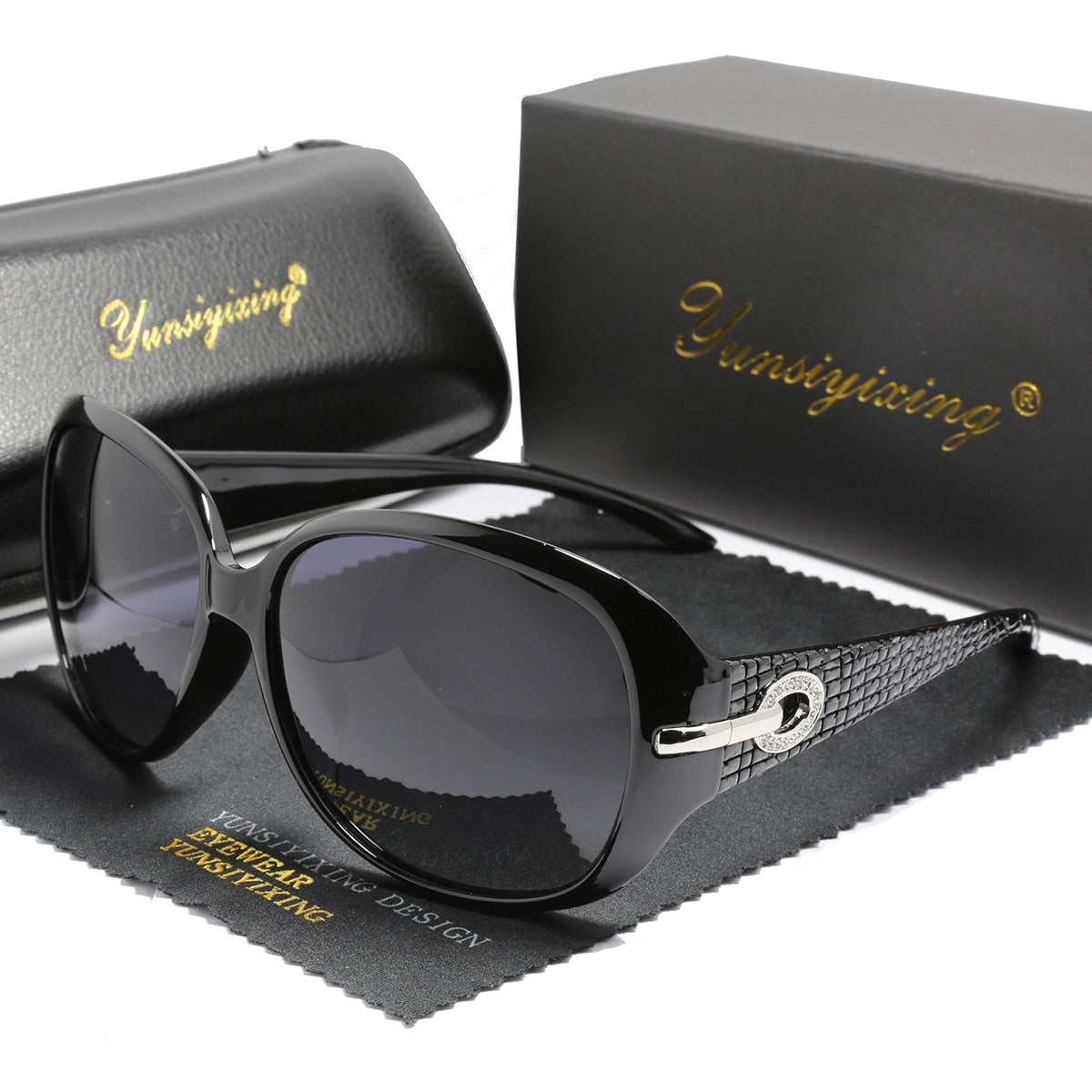 Women's Vintage Butterfly Style UV400 Polarized Big Frame Sunglasses - Women Sunglasses - DYAVOR®