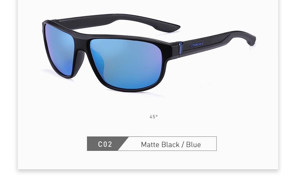Polarized Square Frame Driving Fishing Fashion Sunglasses for Men & Women - Unisex Sunglasses - DYAVOR®