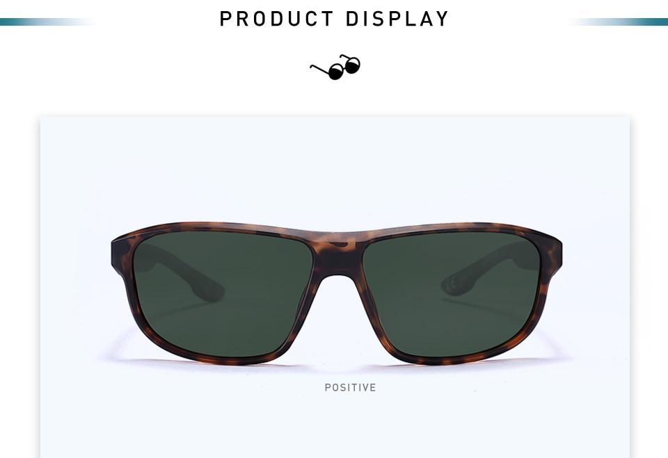 Polarized Square Frame Driving Fishing Fashion Sunglasses for Men & Women - Unisex Sunglasses - DYAVOR®