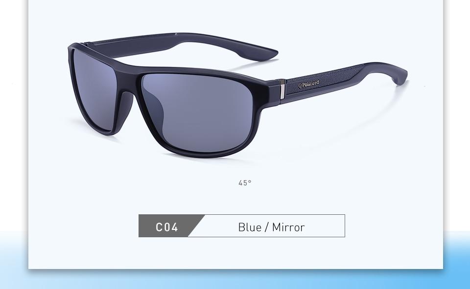 Polarized Square Frame Driving Fishing Fashion Sunglasses for Men & Women - Unisex Sunglasses - DYAVOR®