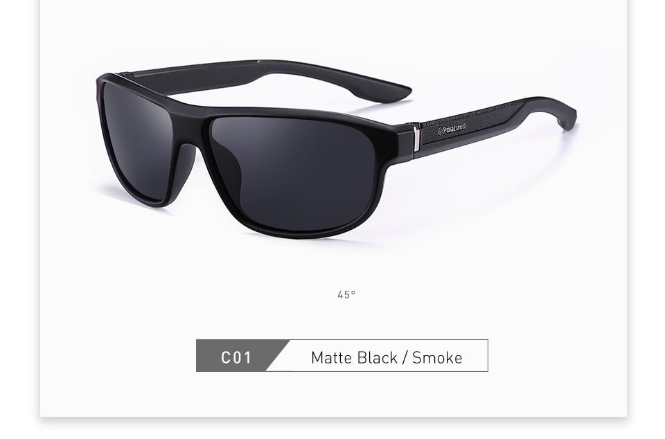 Polarized Square Frame Driving Fishing Fashion Sunglasses for Men & Women - Unisex Sunglasses - DYAVOR®