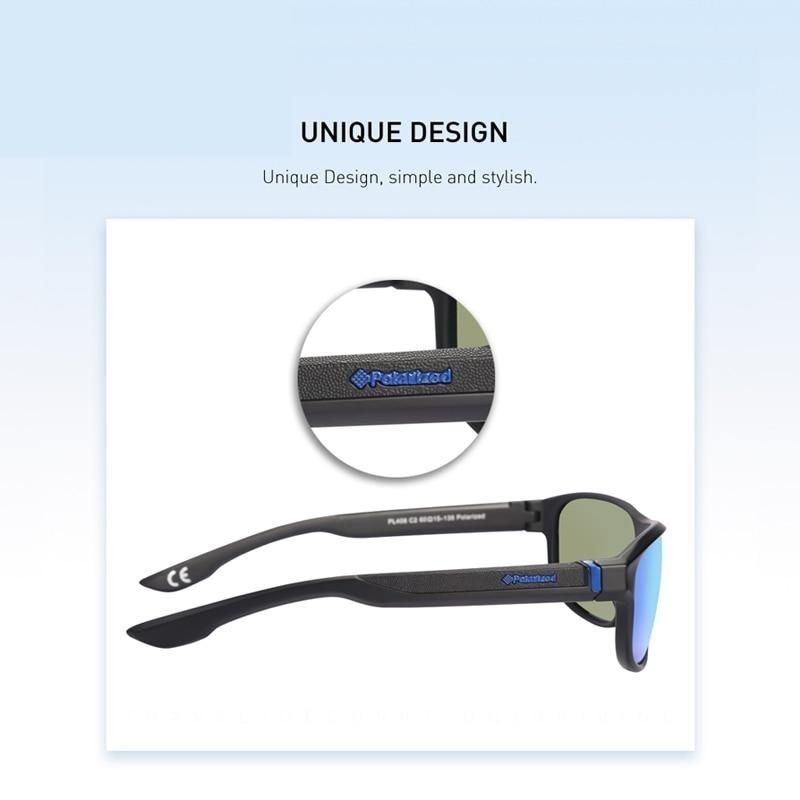 Polarized Square Frame Driving Fishing Fashion Sunglasses for Men & Women - Unisex Sunglasses - DYAVOR®