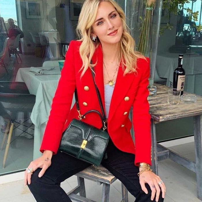 'Leosoxs' Red Blazer - - DYAVOR®