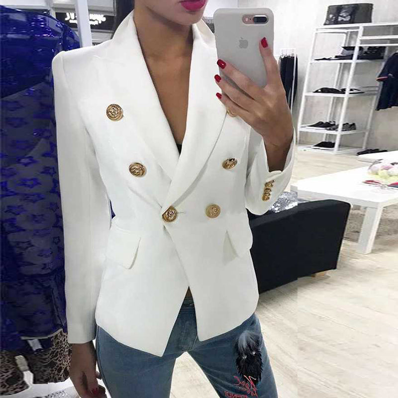'Leosoxs' White Blazer - - DYAVOR®