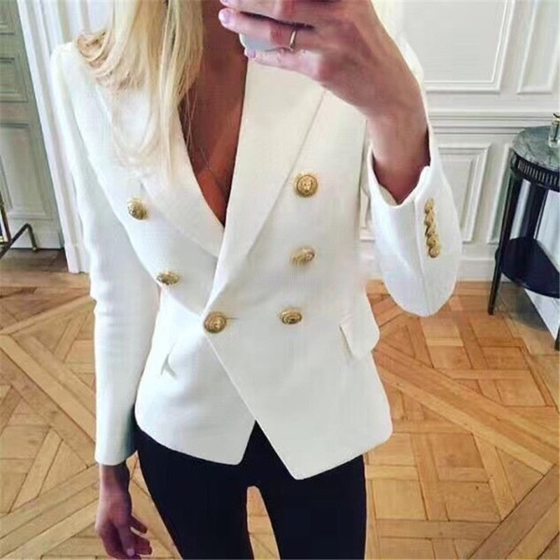 'Leosoxs' White Blazer - - DYAVOR®