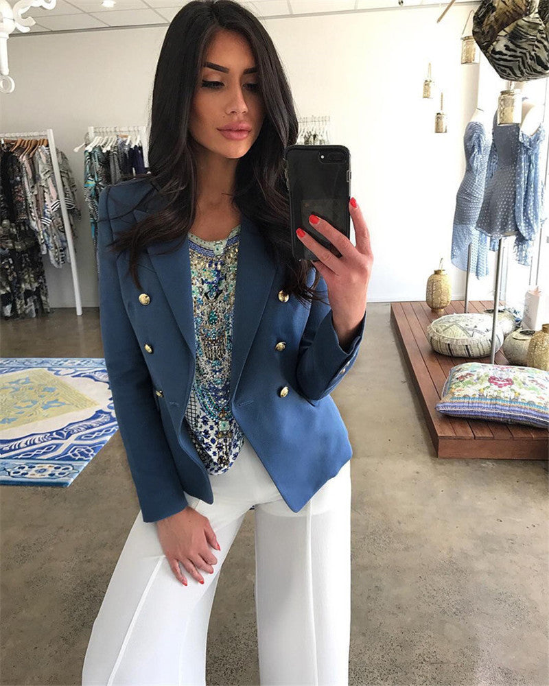 'Leosoxs' Blue Blazer - - DYAVOR®