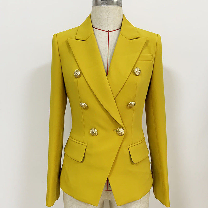 'Leosoxs' Green & Yellow Blazer - - DYAVOR®