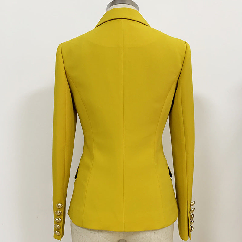'Leosoxs' Green & Yellow Blazer - - DYAVOR®