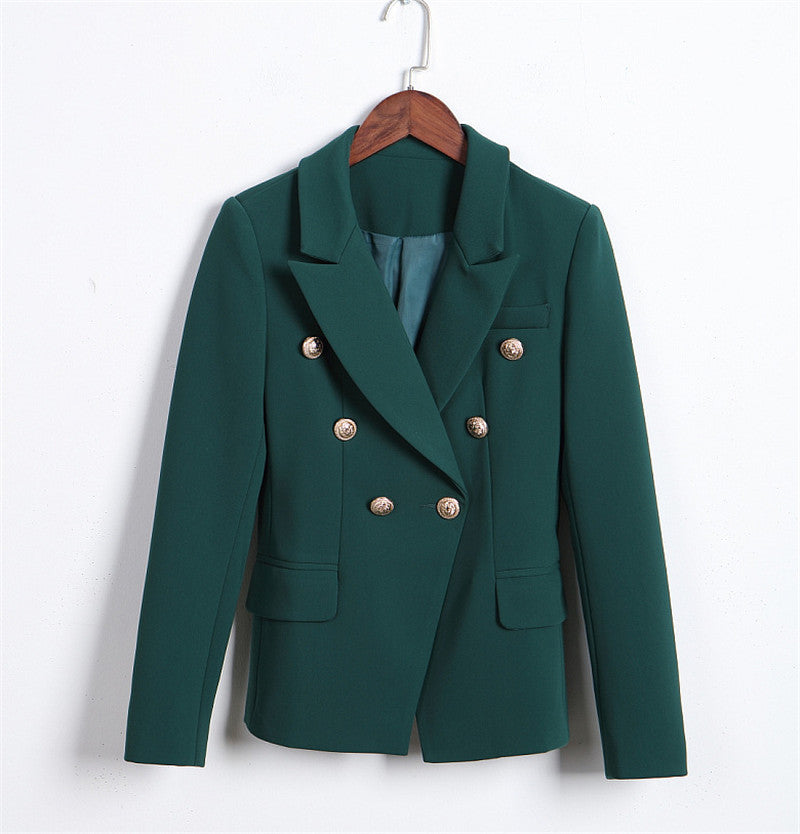 'Leosoxs' Green & Yellow Blazer - - DYAVOR®