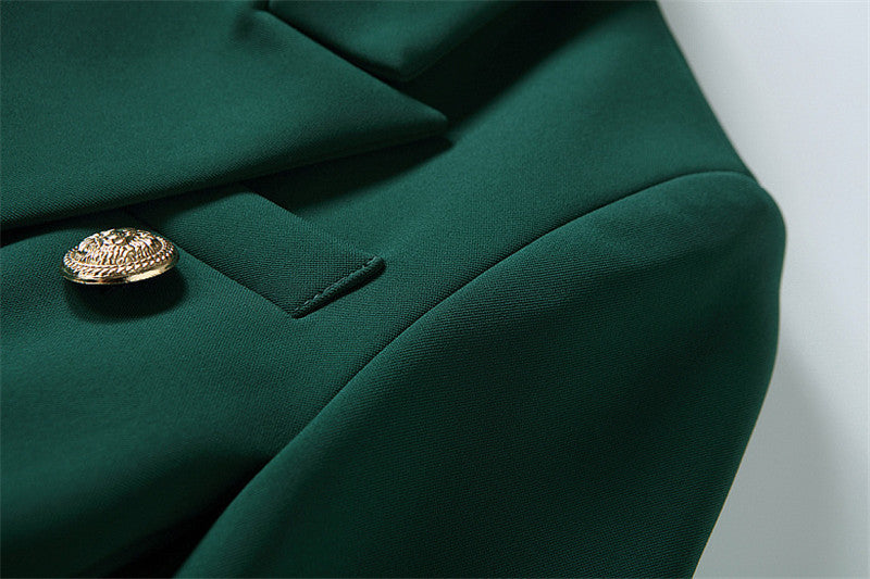 'Leosoxs' Green & Yellow Blazer - - DYAVOR®