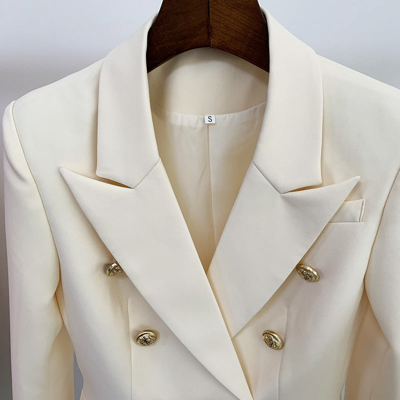 'Leosoxs' White Blazer - - DYAVOR®