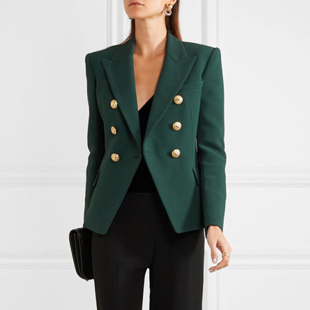 'Leosoxs' Green & Yellow Blazer - - DYAVOR®