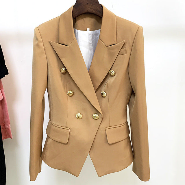 'Leosoxs' Beige Blazer - - DYAVOR®