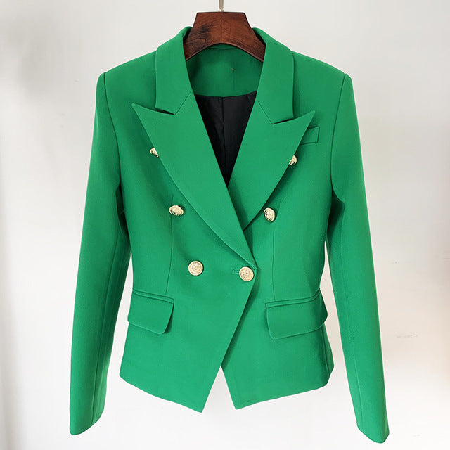 'Leosoxs' Green & Yellow Blazer - - DYAVOR®