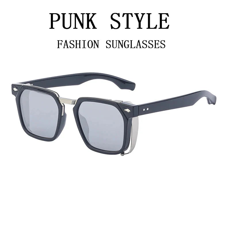 Men and Women Vintage Steampunk Style Anti-UV Square Sunglasses - Unisex Sunglasses - DYAVOR®