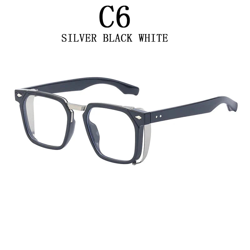 Men and Women Vintage Steampunk Style Anti-UV Square Sunglasses - Unisex Sunglasses - DYAVOR®