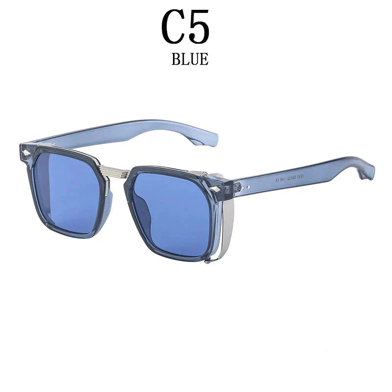 Men and Women Vintage Steampunk Style Anti-UV Square Sunglasses - Unisex Sunglasses - DYAVOR®