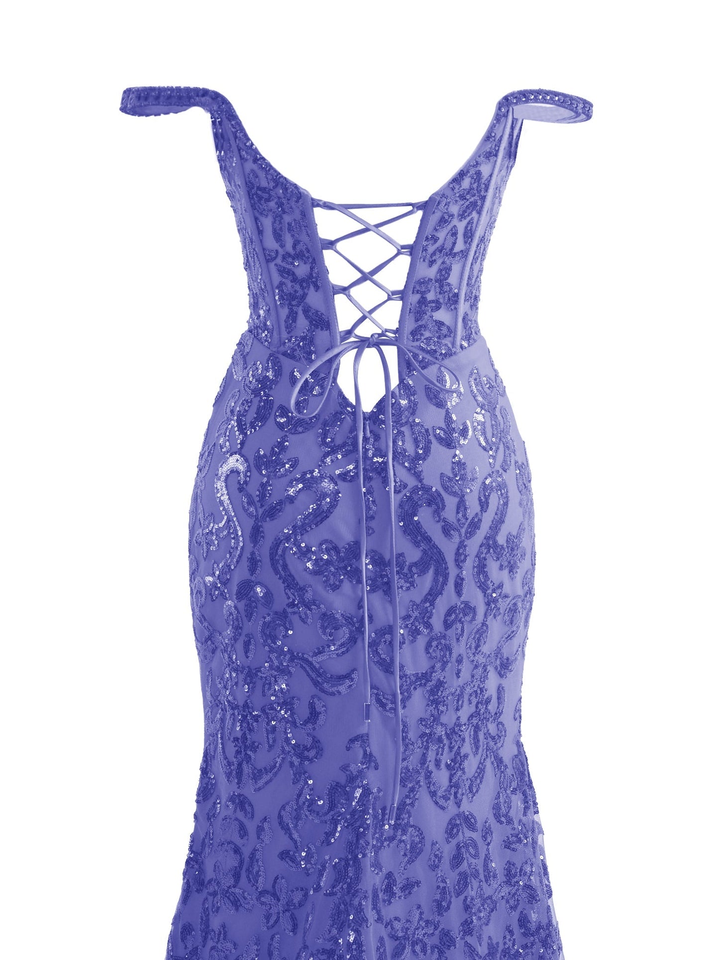 Erryn |Purple Sheath Sequins Long Prom Dress with Slit - Prom Dress - DYAVOR®