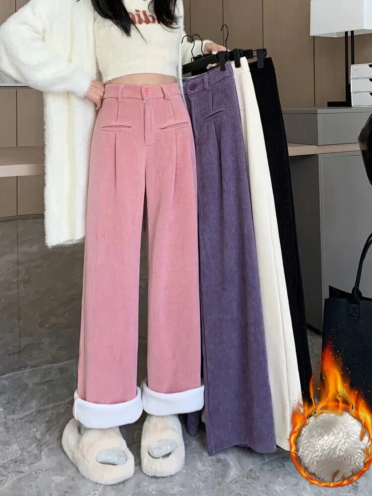 Fenna - Corduroy pants for women - 07/112024 3 - DYAVOR®