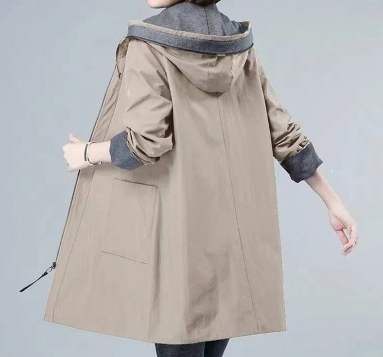 Leanne - Casual hooded overcoat - 07/112024 2 - DYAVOR®