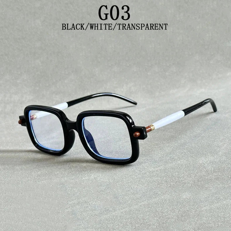 Vintage Blue Light Blocking Square Sunglasses for Men and Women - Unisex Sunglasses - DYAVOR®