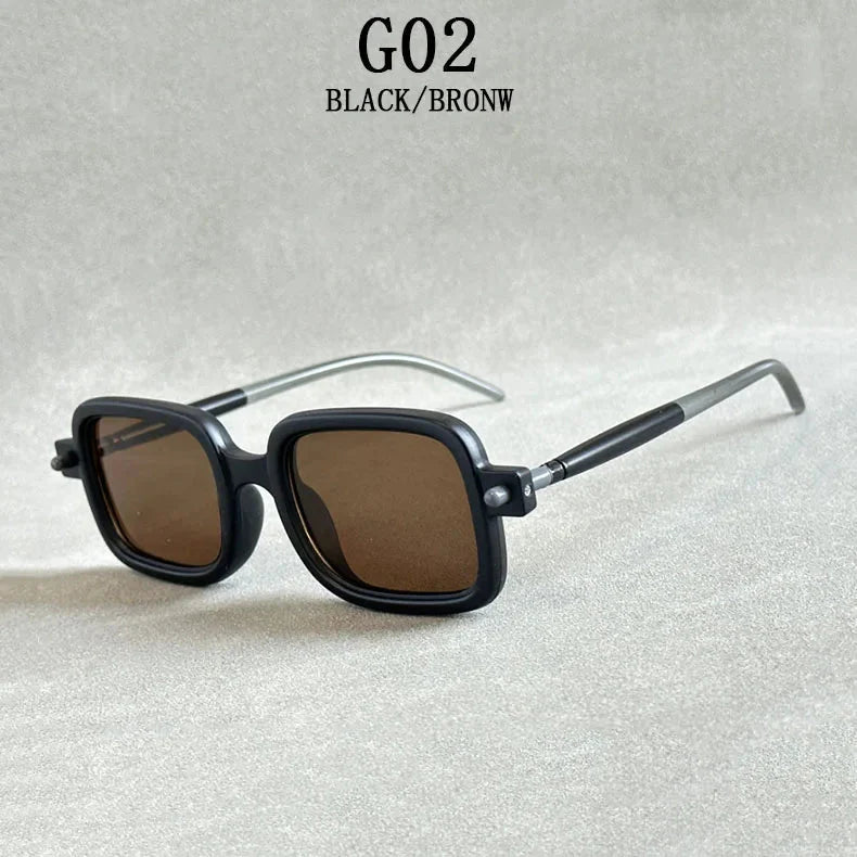 Vintage Blue Light Blocking Square Sunglasses for Men and Women - Unisex Sunglasses - DYAVOR®