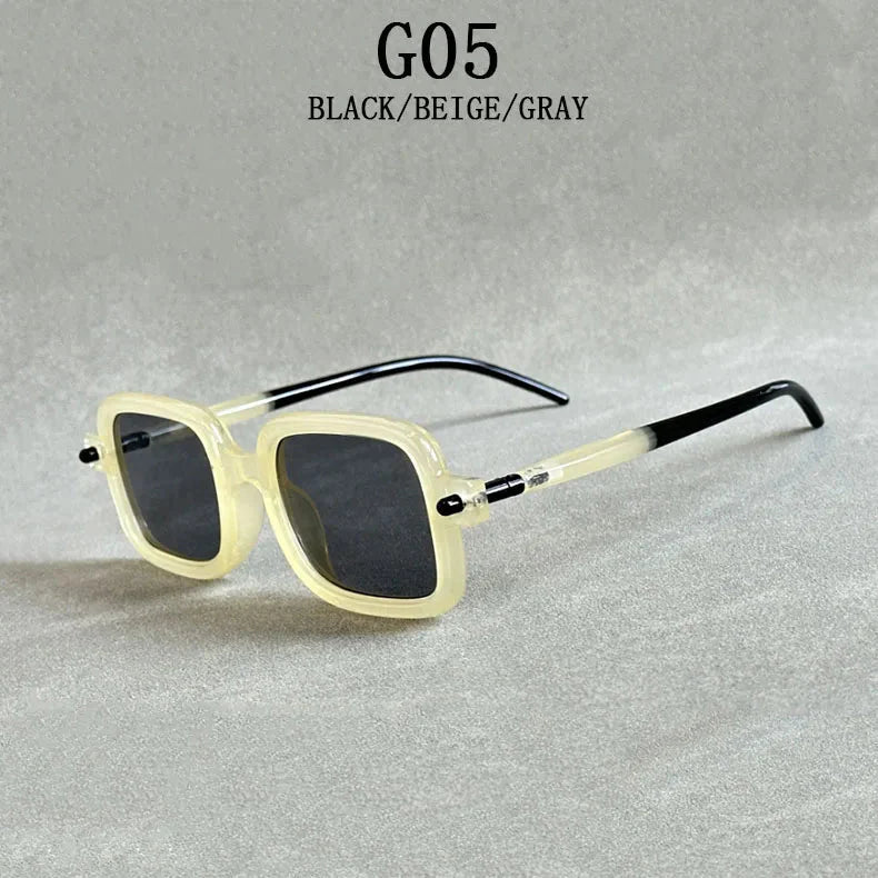 Vintage Blue Light Blocking Square Sunglasses for Men and Women - Unisex Sunglasses - DYAVOR®