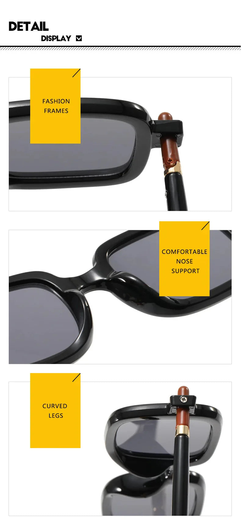 Vintage Blue Light Blocking Square Sunglasses for Men and Women - Unisex Sunglasses - DYAVOR®