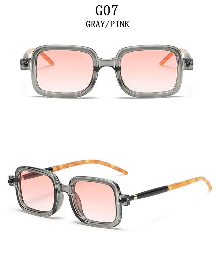 Vintage Blue Light Blocking Square Sunglasses for Men and Women - Unisex Sunglasses - DYAVOR®