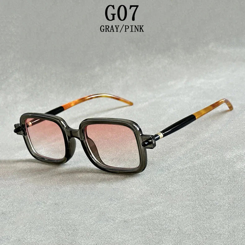 Vintage Blue Light Blocking Square Sunglasses for Men and Women - Unisex Sunglasses - DYAVOR®