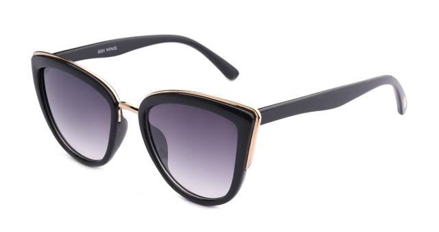 Retro Fashion Cat Eye Half Metal Frame Vintage Design Women's Sunglasses - Women Sunglasses - DYAVOR®