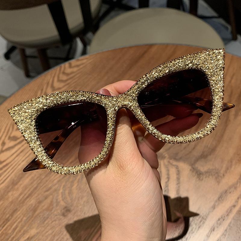 Retro Vintage Designer Female Silver Gold Cat-eye Frame Plain Eye Glasses - Women Sunglasses - DYAVOR®
