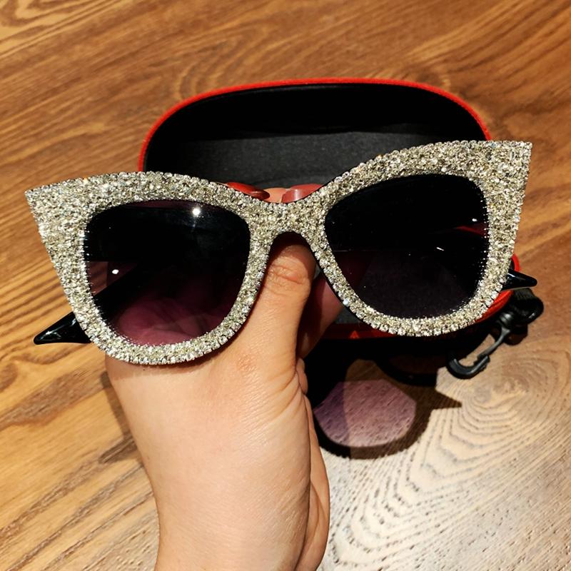 Retro Vintage Designer Female Silver Gold Cat-eye Frame Plain Eye Glasses - Women Sunglasses - DYAVOR®