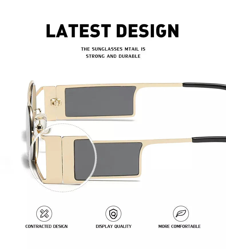 Fashion Retro Style UV400 Punk Sunglasses for Men and Women - Unisex Sunglasses - DYAVOR®