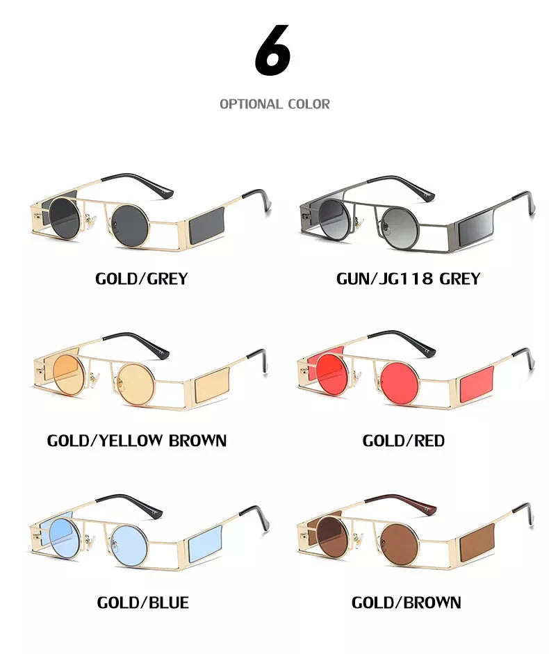 Fashion Retro Style UV400 Punk Sunglasses for Men and Women - Unisex Sunglasses - DYAVOR®