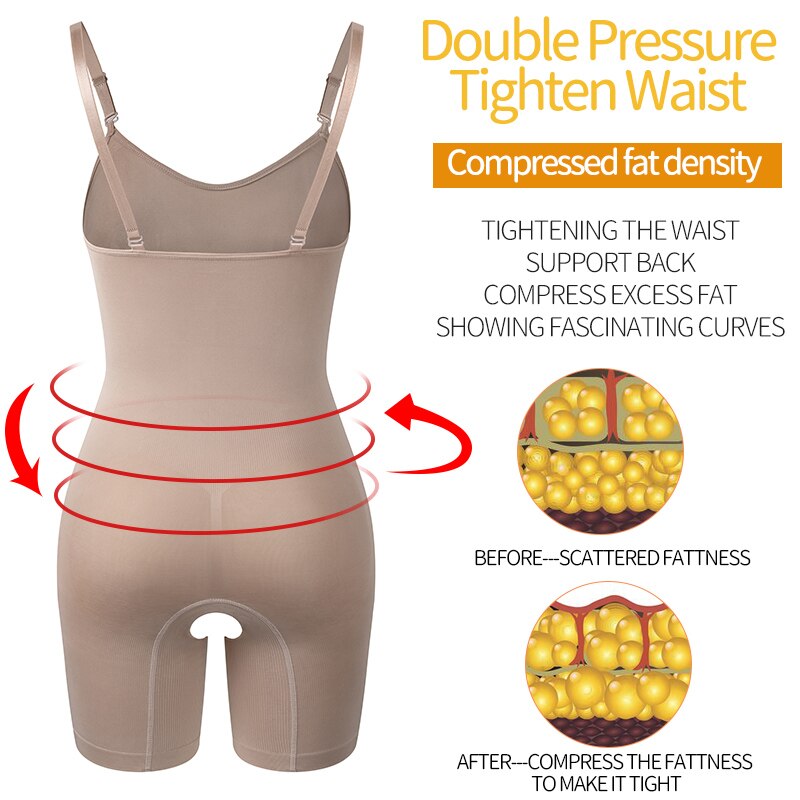 Women's Seamless Push-Up Chest Butt Lifter Shapewear Slimmers Bodysuit - Slimmers - DYAVOR®