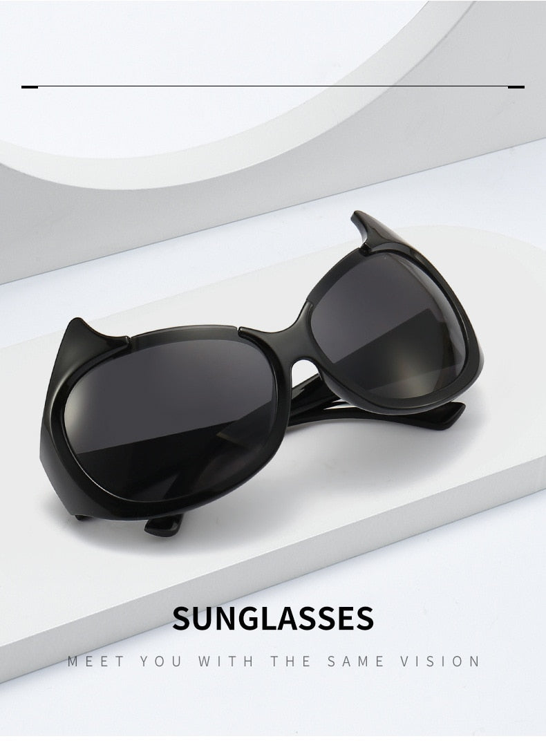 Women's Sexy Punk Style UV400 Mirror Cat Eyes Eyewear Sunglasses - Women Sunglasses - DYAVOR®