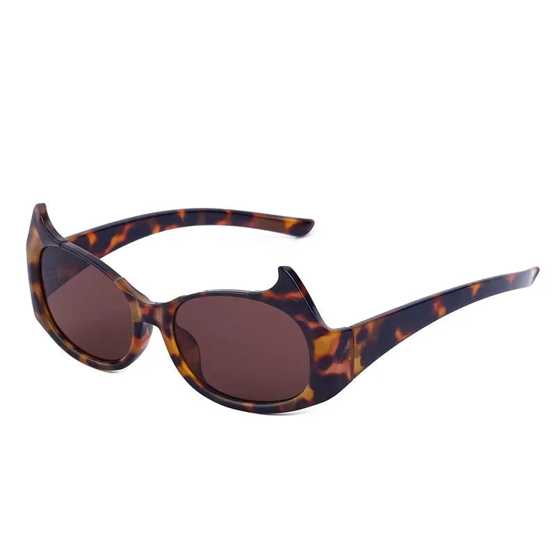 Women's Sexy Punk Style UV400 Mirror Cat Eyes Eyewear Sunglasses - Women Sunglasses - DYAVOR®