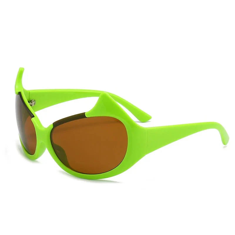 Women's Sexy Punk Style UV400 Mirror Cat Eyes Eyewear Sunglasses - Women Sunglasses - DYAVOR®