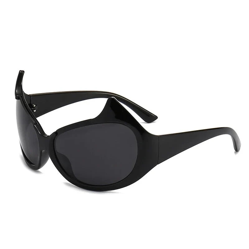 Women's Sexy Punk Style UV400 Mirror Cat Eyes Eyewear Sunglasses - Women Sunglasses - DYAVOR®