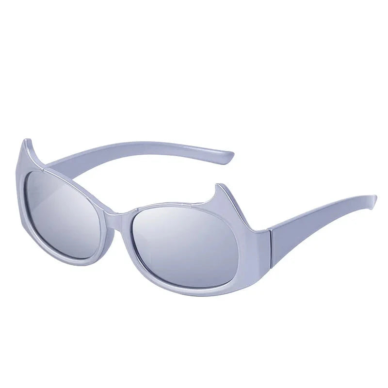 Women's Sexy Punk Style UV400 Mirror Cat Eyes Eyewear Sunglasses - Women Sunglasses - DYAVOR®