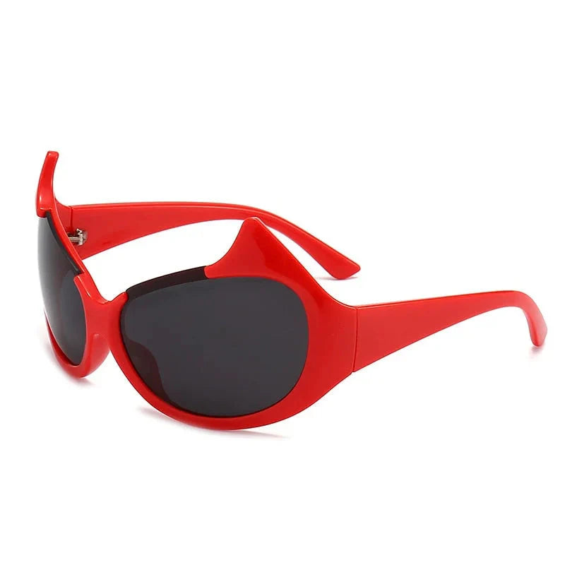 Women's Sexy Punk Style UV400 Mirror Cat Eyes Eyewear Sunglasses - Women Sunglasses - DYAVOR®