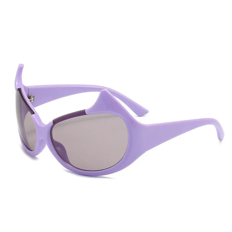 Women's Sexy Punk Style UV400 Mirror Cat Eyes Eyewear Sunglasses - Women Sunglasses - DYAVOR®