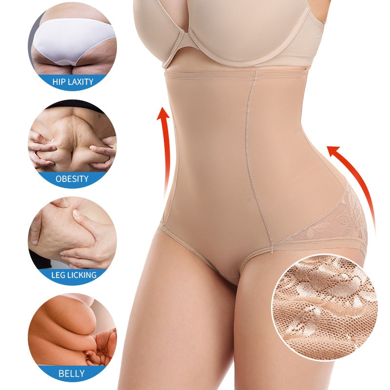 Women's Sexy Lace Mesh Seamless Butt Lifter Slim Waist Trainer Shapewear - Butt Lifter - DYAVOR®