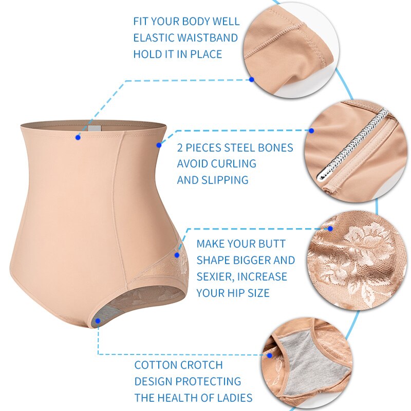 Women's Sexy Lace Mesh Seamless Butt Lifter Slim Waist Trainer Shapewear - Butt Lifter - DYAVOR®