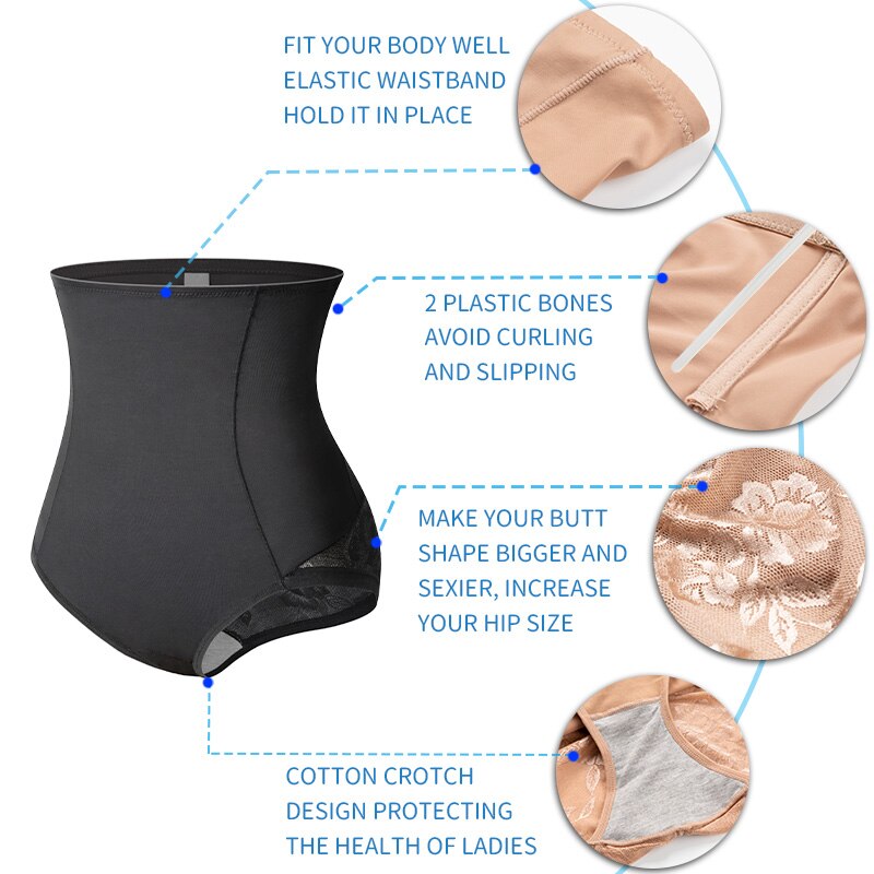 Women's Sexy Lace Mesh Seamless Butt Lifter Slim Waist Trainer Shapewear - Butt Lifter - DYAVOR®