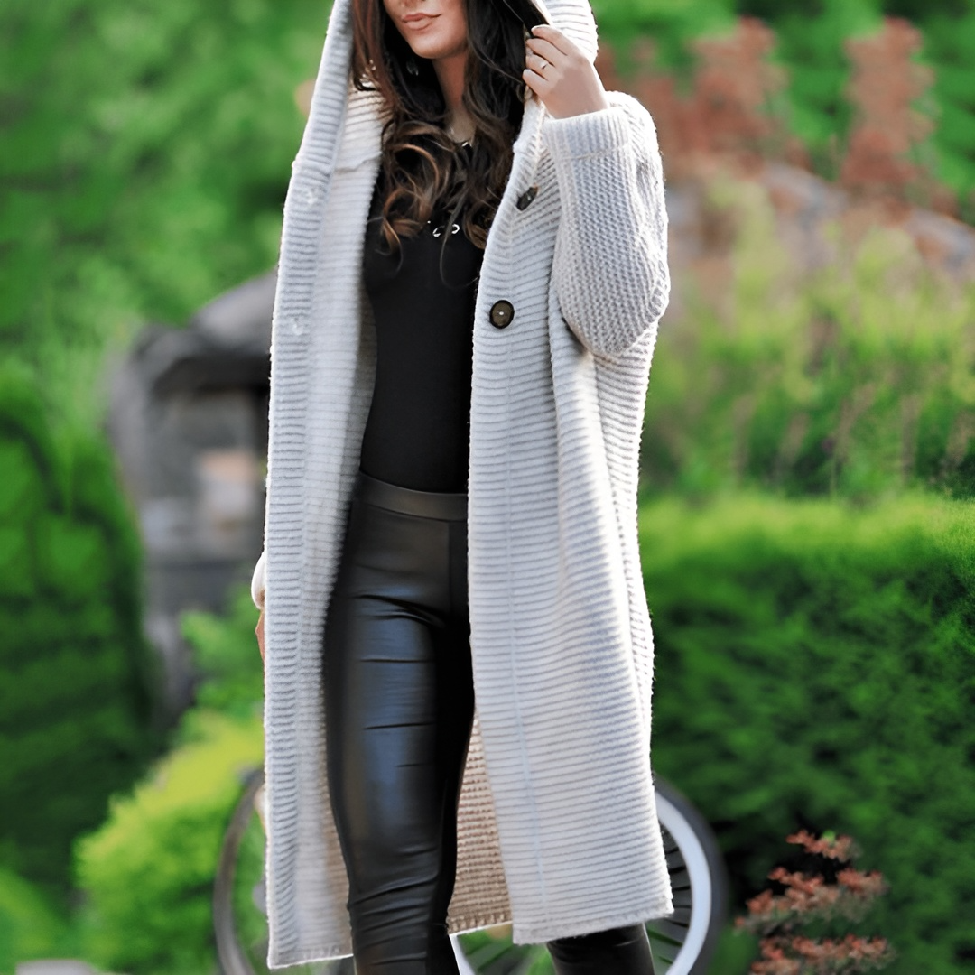 Annick | Elegant knit long cardigan - 07/112024 2 - DYAVOR®