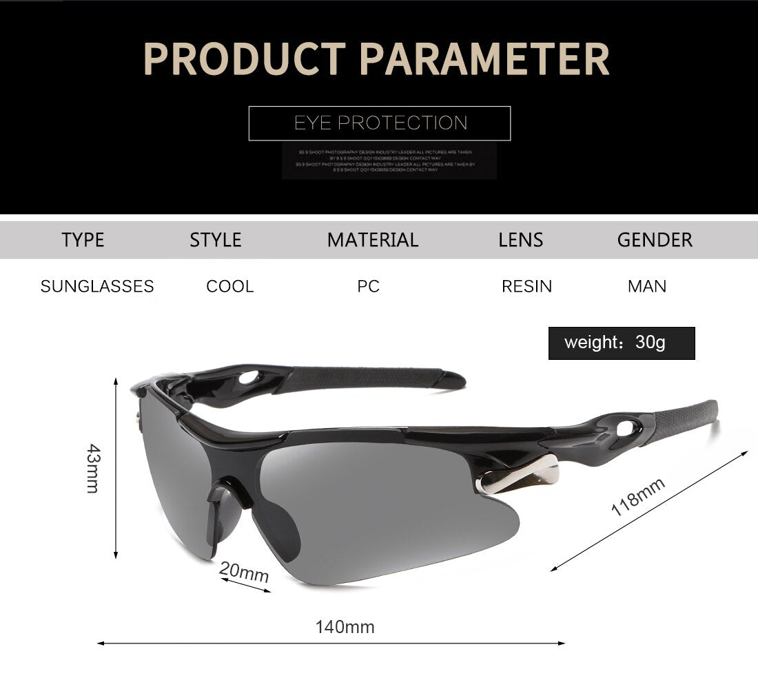 Unisex UV400 Explosion-proof Outdoor Sports Riding Cycling Sunglasses - Unisex Sunglasses - DYAVOR®