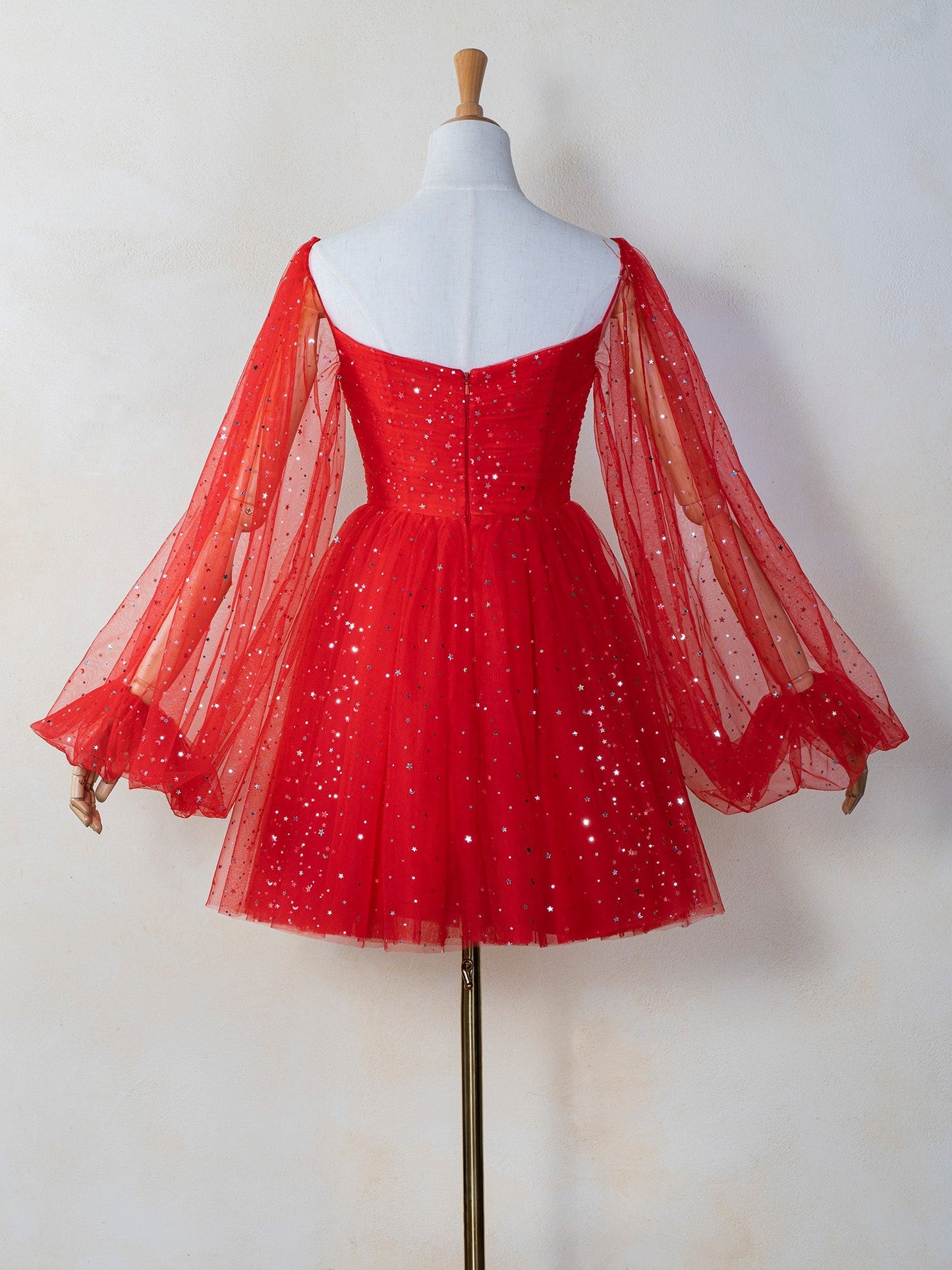 Sweetheart Neck Starlit Cloud Mini Length Dress - Prom Dresses - DYAVOR®